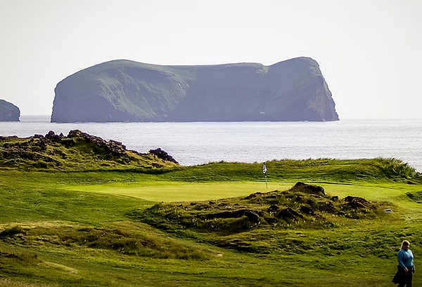 Venture to the enchanting Vestmanneyjar (Westman Islands) and discover a golf course unlike any other. This 18-hole gem is set amidst volcanic landscapes, offering a surreal and memorable golfing experience. 