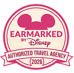 Earmarked by Disney authorized travel agency