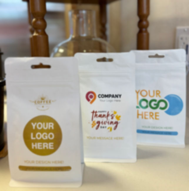 6 oz Personalized Roasted Coffee Bags