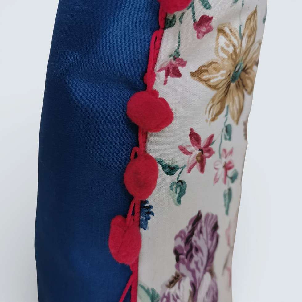 Thumbnail: Vintage 40's floral feature cushion cover