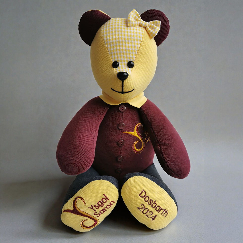 School uniform memory bear
