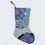 Thumbnail: Vintage 60's Blue Floral Christmas Stocking