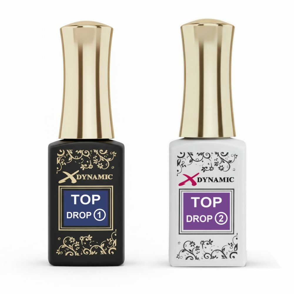 Kit Top Drop - Lucido per Ricostruzione Unghie che crea la Goccia 3D X-Dynamic