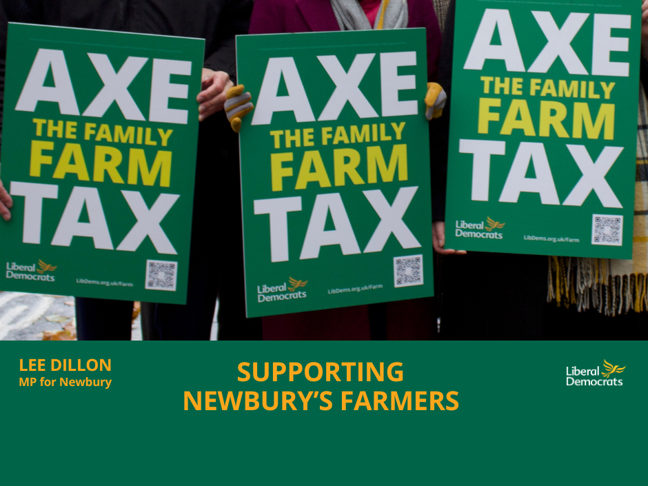 Newbury Farms: Lee Dillon MP hosts an open meeting