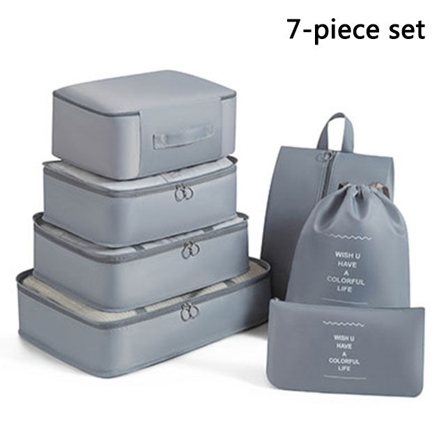 Thumbnail: Travel Set Storage Bags Clothes Digital Toiletries Shoes Organizer Bag Student D