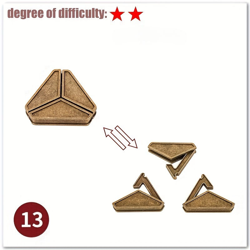 Thumbnail: A classic intellectual metal puzzle toy, a difficult educational game toy for Ch
