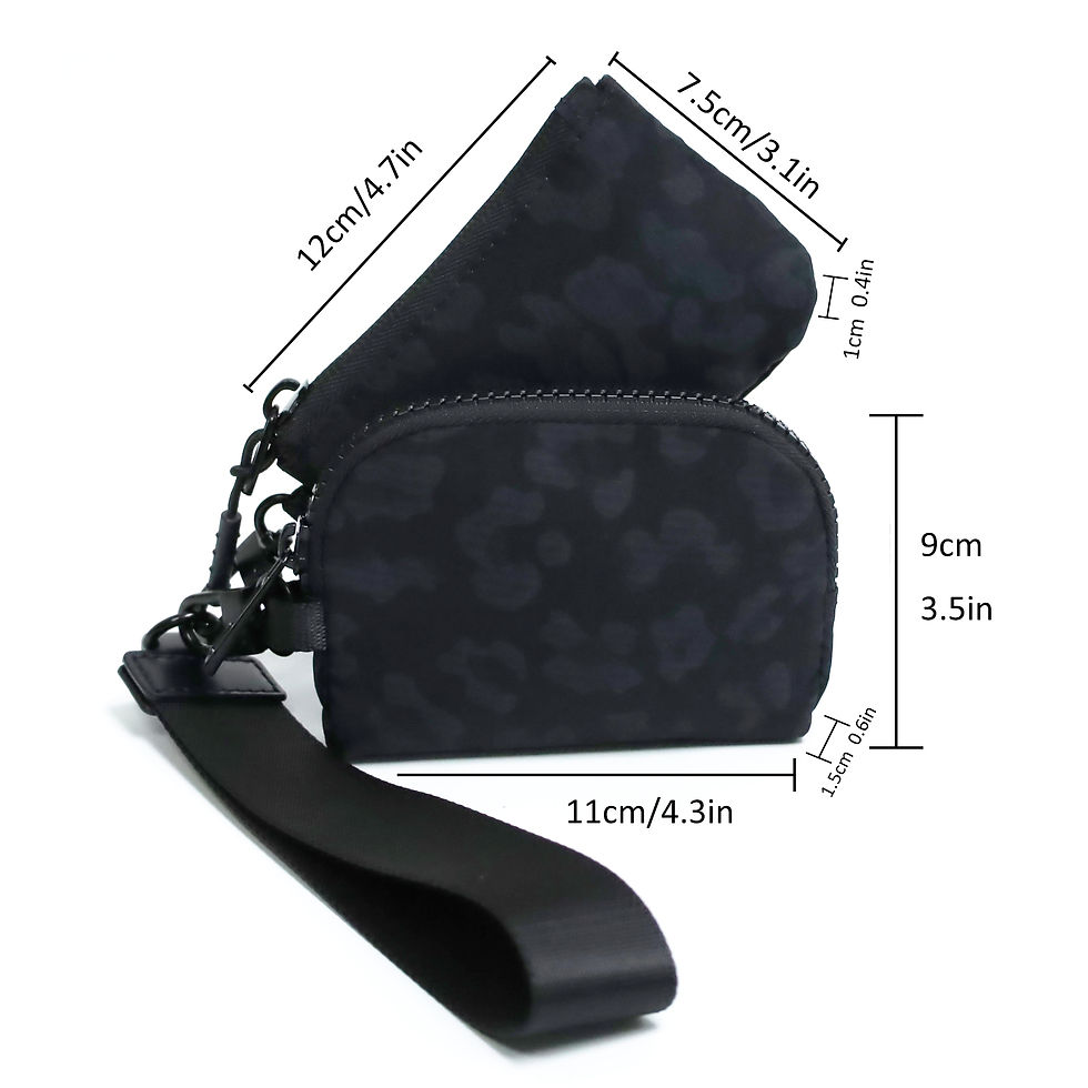 Thumbnail: 2PCS Mother’s Gift Mini Zip Around Wristlet Keychain Wallet Gift for Wristlet 
