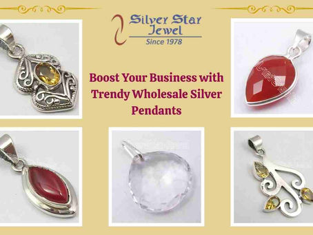 Boost Your Business with Trendy Wholesale Silver Pendants