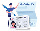 Attestation hébergement