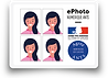 4 e-photos d’identité homologuées A.N.T.S