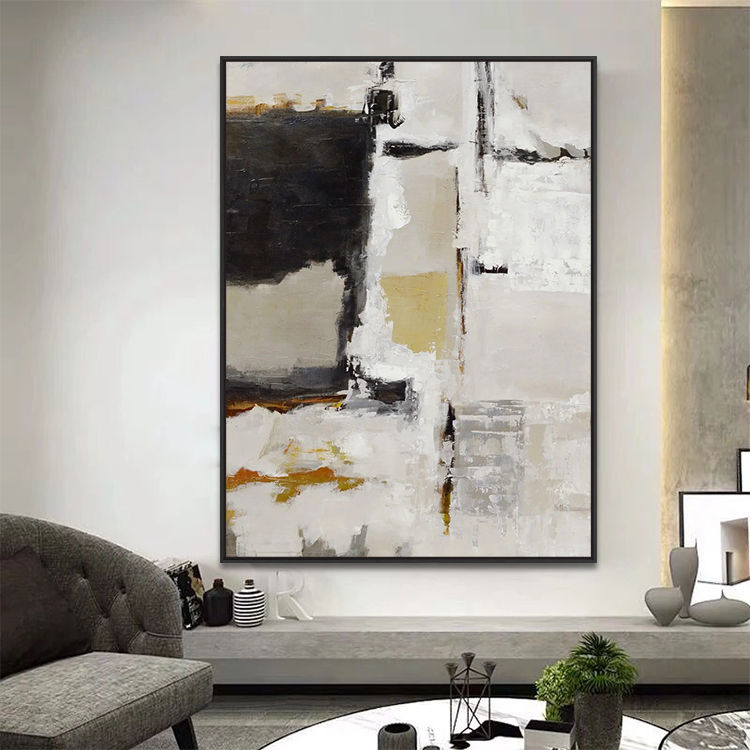 Hand Painted Textured Abstract Wall Art