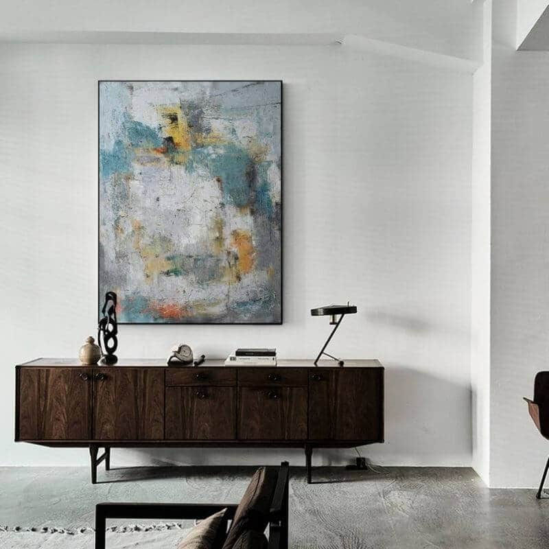 Modern Fully Hand Painted Abstract