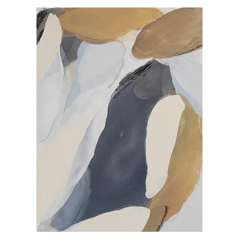 Minimalist Textured Acrylic Painting