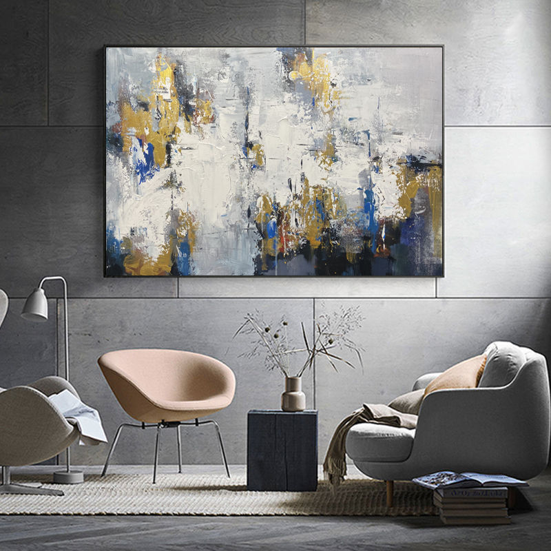 100% Hand Made Gold Painting