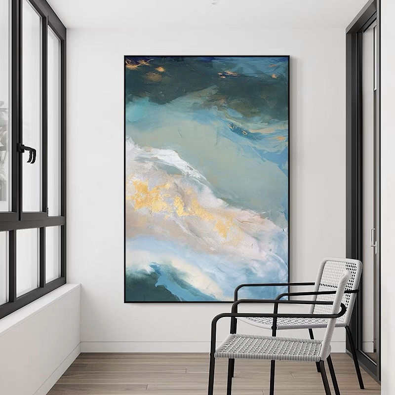 Large Hand Painted Canvas Art