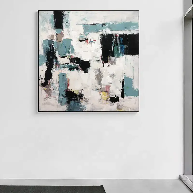 Minimalist Textured Abstract Painting