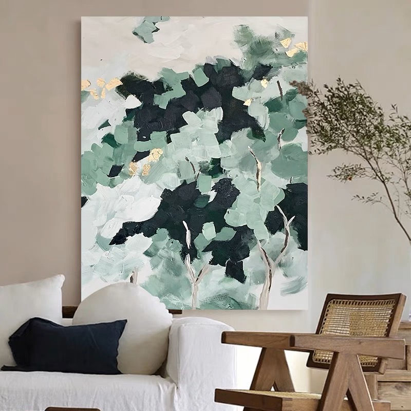 Fully Hand Painted Abstract Wall Art