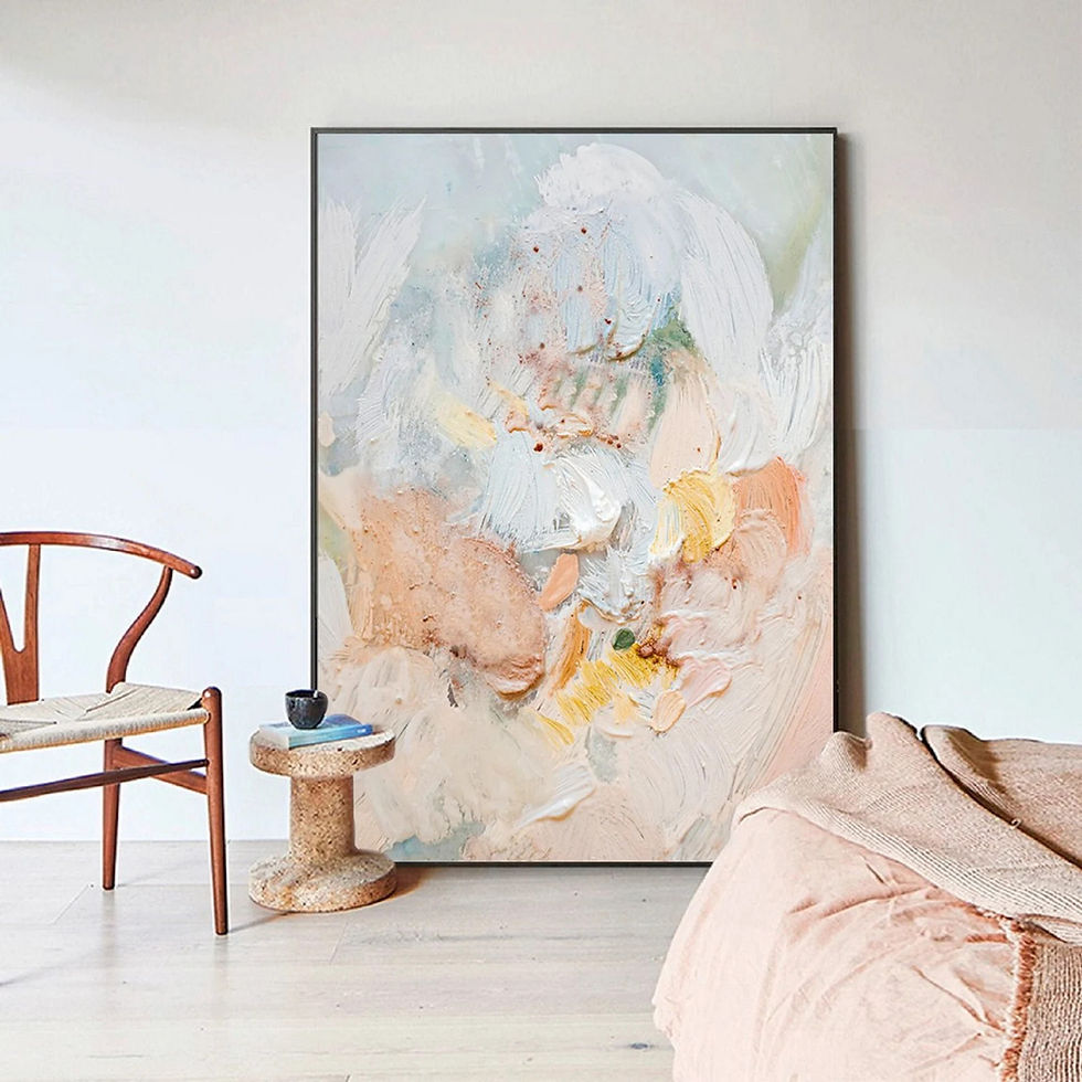 Modern Fully Hand Painted Abstract