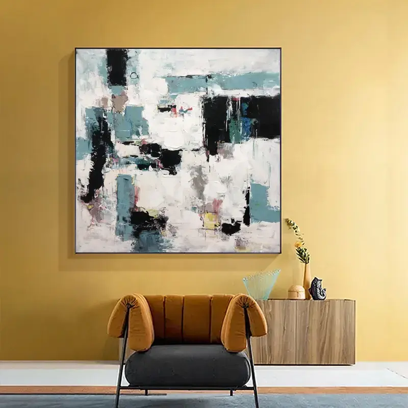 Minimalist Textured Abstract Painting