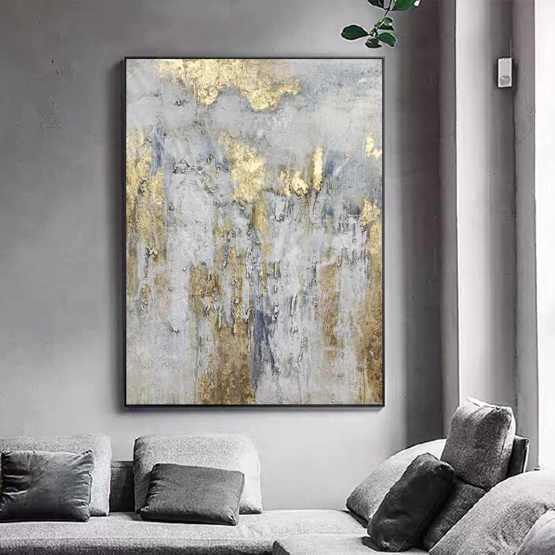 Luxury Hand Painted Gold Wall Decor