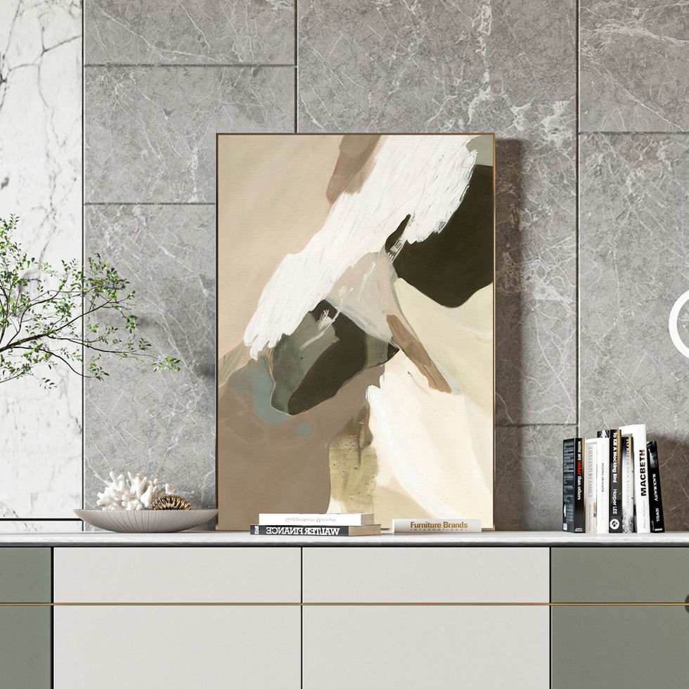 Minimalist Textured Hand Painted Abstract