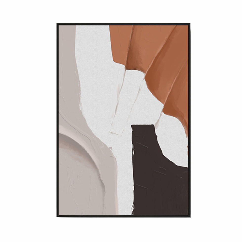 Minimalist Textured Hand Painted Abstract