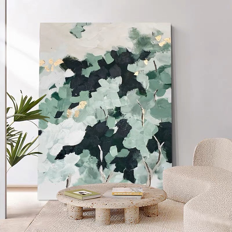 Fully Hand Painted Abstract Wall Art