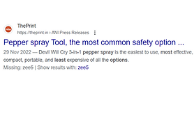 Safety first: a woman's hand reaches for her pepper spray, a must-have for self-defense.