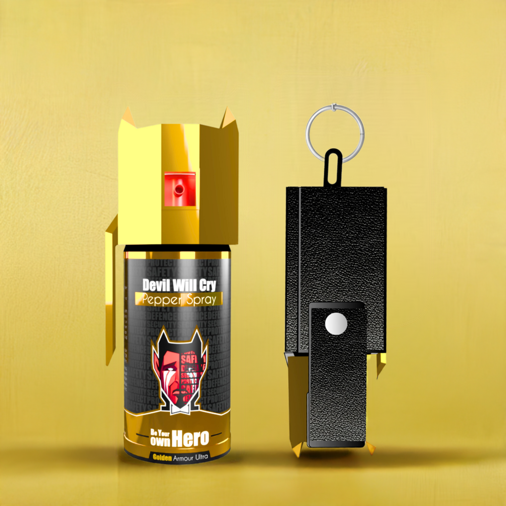 Devil Will Cry 15% Golden Pepper Spray Self-Defense for Women, Men security