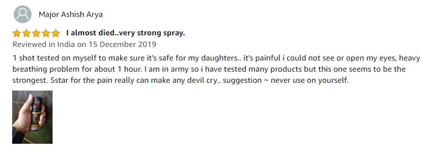 Pepper spray price in India