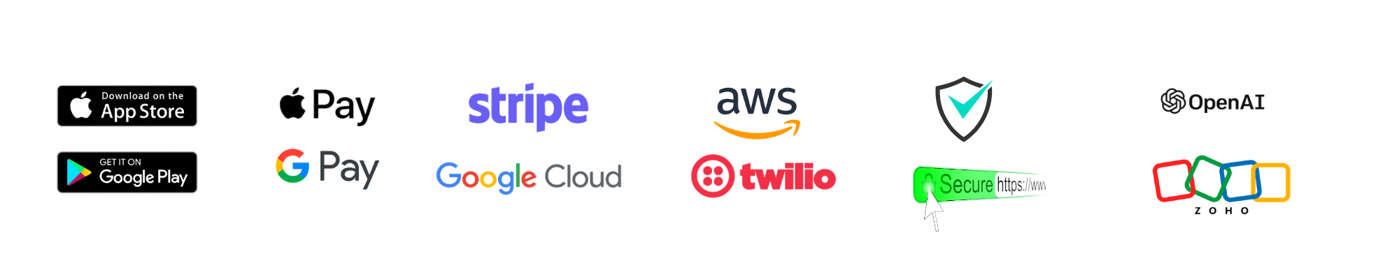 Prom Partner Logos supporting PromPony platform
