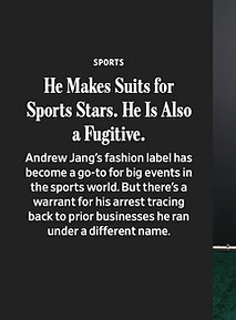 Wall Street Journal article naming Andrew Jang