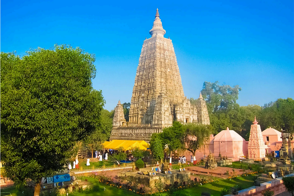 Bodh Gaya-Bihar-India Mahabodhi Buddhist temple