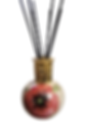 17cm lustre poppy hand painted diffuser stunning gift