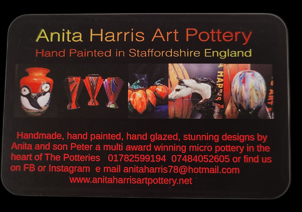 Thumbnail: Beautiful handpainted 12.5 cm flambe Alsatian 