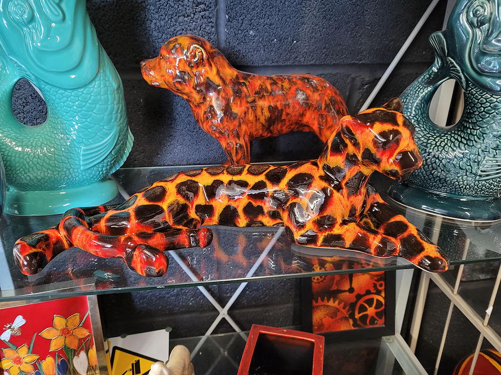 Thumbnail: Stunning hotcoals Leopard 16ins approx 