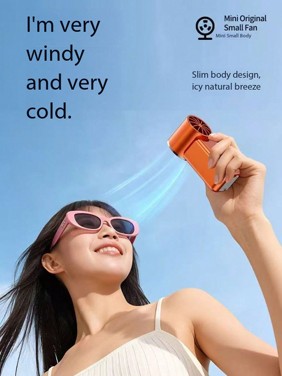 Thumbnail: Mini USB Turbo Fan with 199 Speeds & Rechargeable Battery