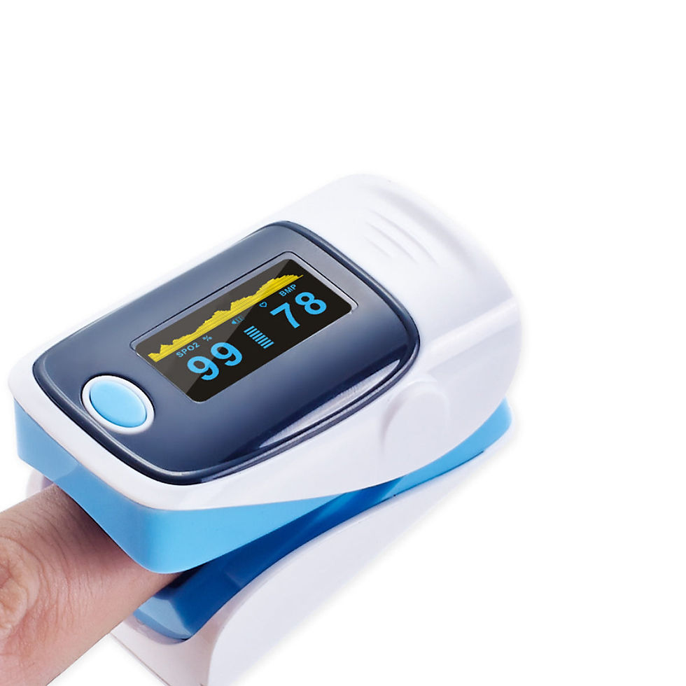 Thumbnail: Fingertip Pulse Oximeter And Blood Oxygen Saturation Monitor