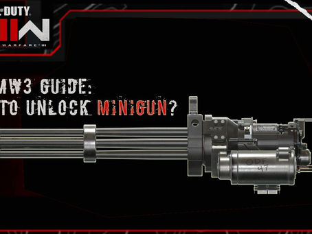 COD MW3 Guide: How to Unlock Minigun?