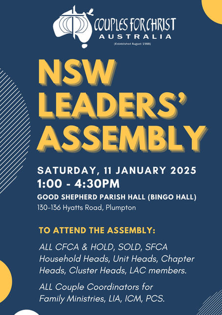 NSW Leaders' Assembly 2025