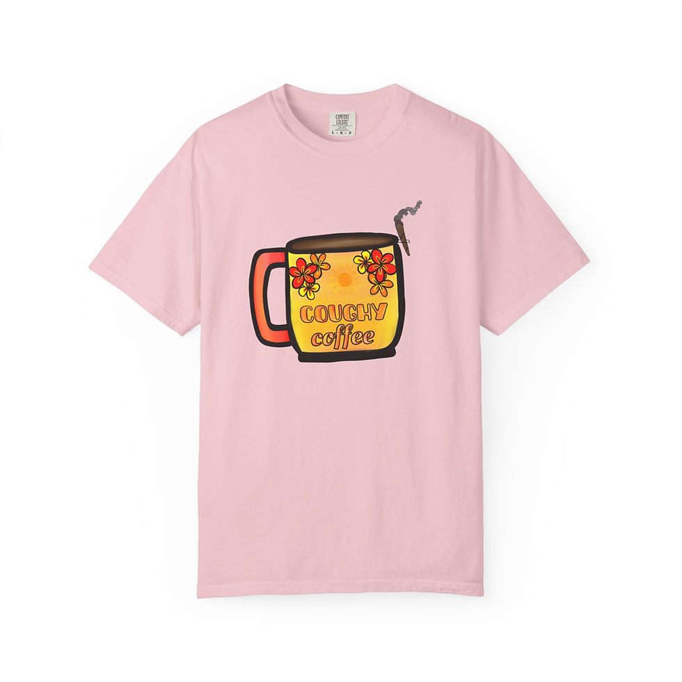 Thumbnail: "Coughy Coffee" Stoner Graphic Tee