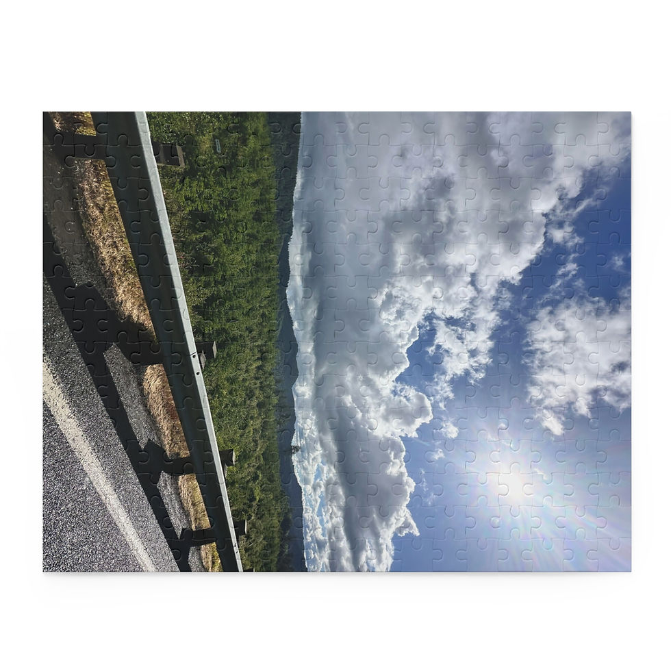 Thumbnail: Scenic Highway Sky Puzzle –  Jigsaw (120/252/500 pcs)