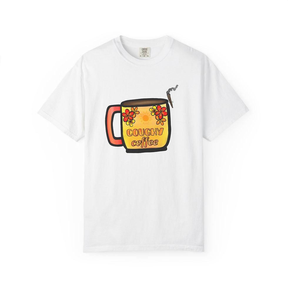 Thumbnail: "Coughy Coffee" Stoner Graphic Tee