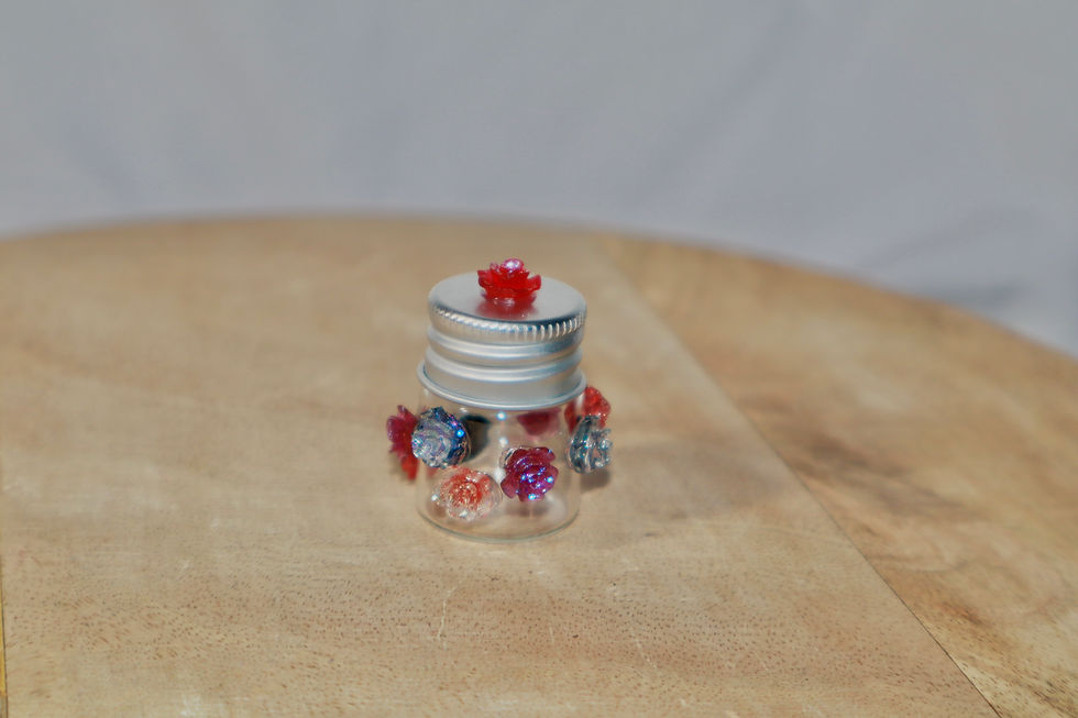 Thumbnail: Dab Jar - Colorful Floral