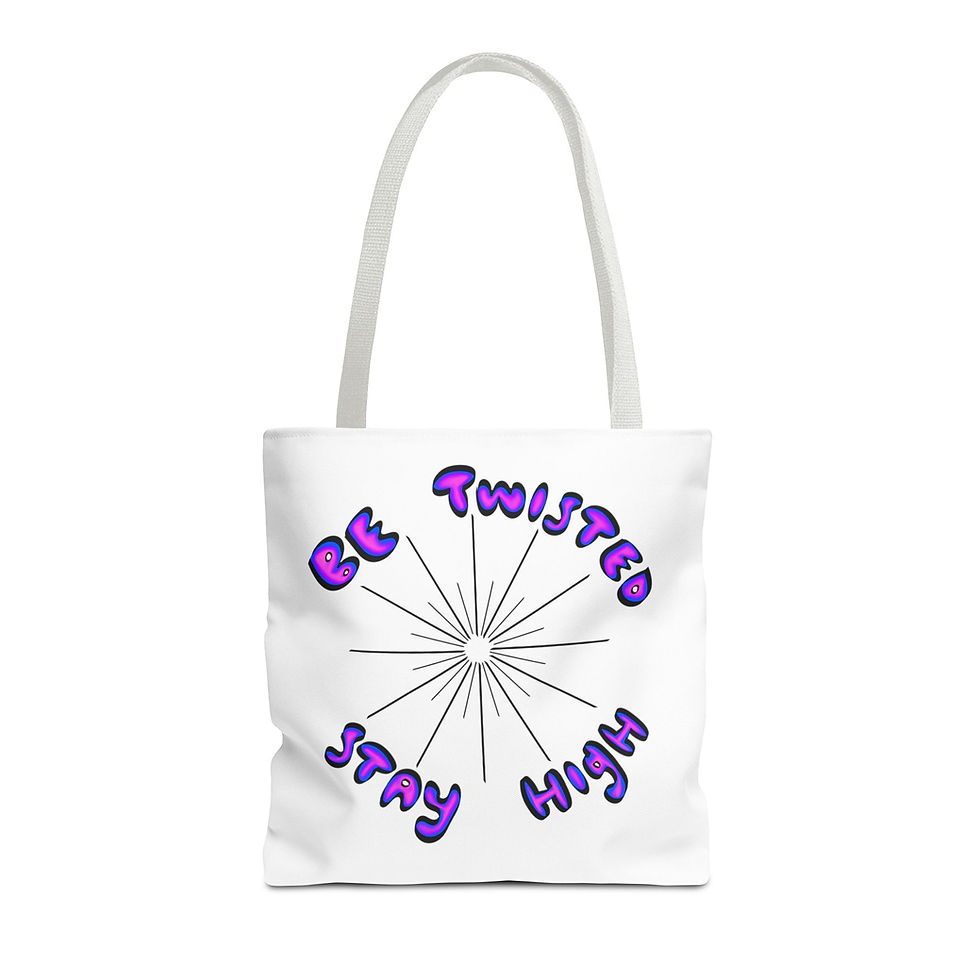 Thumbnail: TTT Merch - Be Twisted - Stay High Tote Bag 