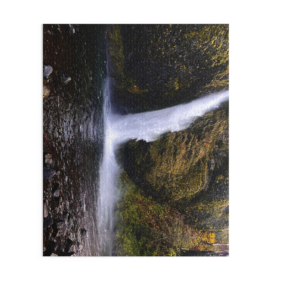 Thumbnail: Waterfall Landscape Puzzle – Jigsaw (120/252/500 Pieces)