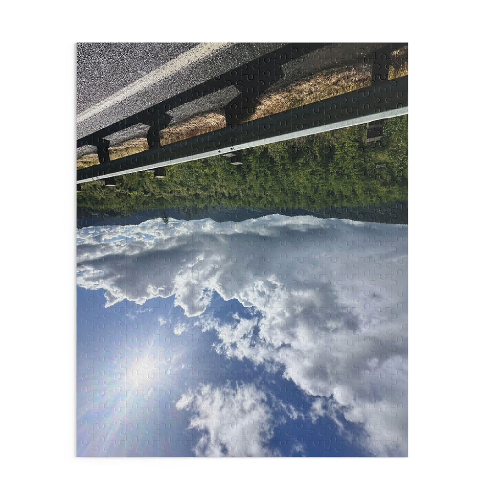 Thumbnail: Scenic Highway Sky Puzzle –  Jigsaw (120/252/500 pcs)