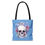 Thumbnail: Floral Skull Tote Bag