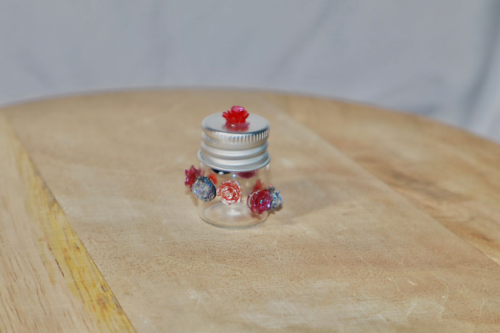 Thumbnail: Dab Jar - Colorful Floral