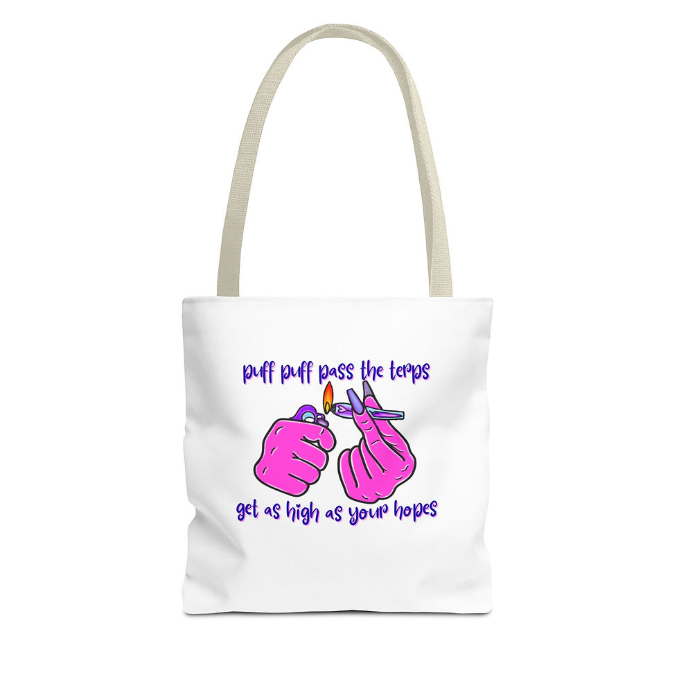 Thumbnail: TTT Merch Tote Bag – "Puff Puff Pass the Terps" 